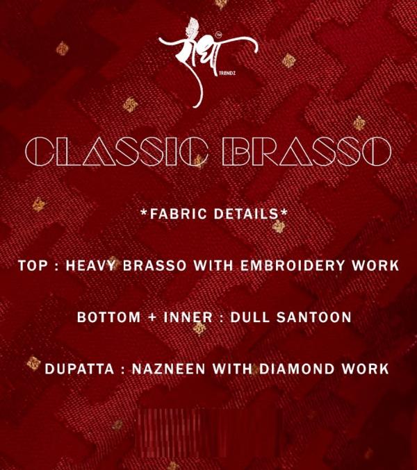 Radha Classic Brasso Designer Salwar Suit Collection